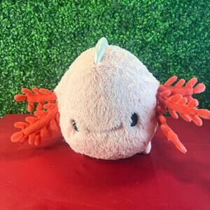 Squishable Baby Axolotl Plush 18" Large Pink Spotted Stuffed Animal 2021 Retired